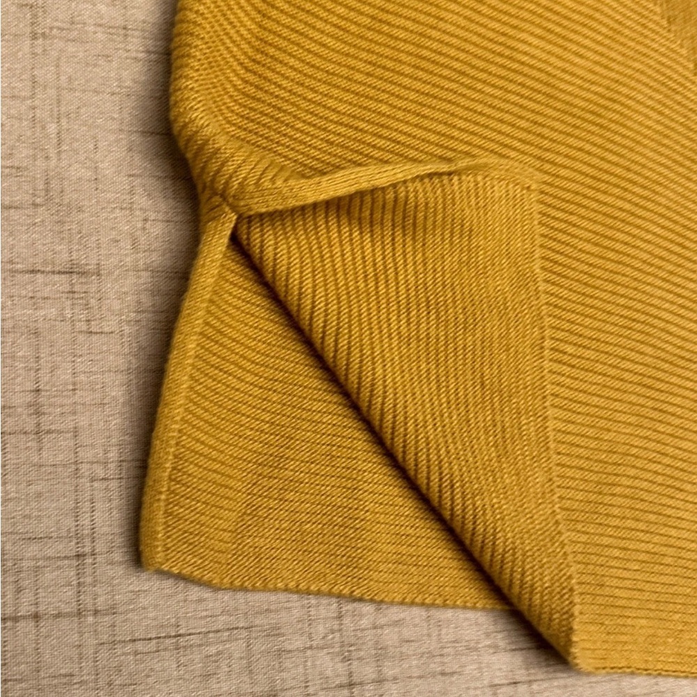 CLICHE by MICHELLE NICOLE Sweater Womens Size Small Yellow Gold 3/4 Sleeves - Picture 5 of 11